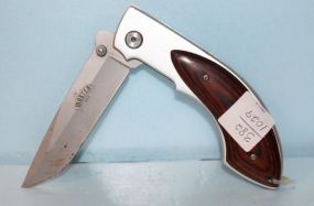 Master Pocket Knife with Faux Wood Handle