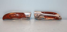 Two 440 Stainless Steel Blade Pocket Knives