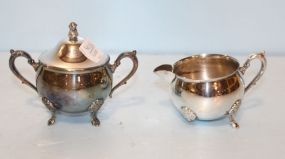 Silverplate Creamer/ Sugar