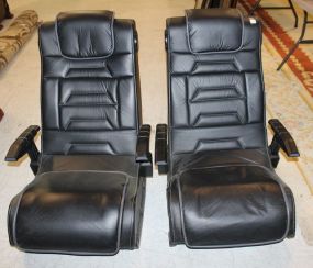 Two Leather Gaming Chairs