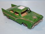 Vintage Litho Green Painted Car