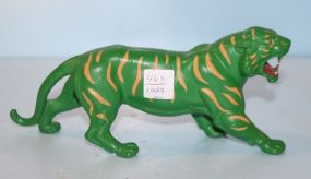 Plastic Green Tiger