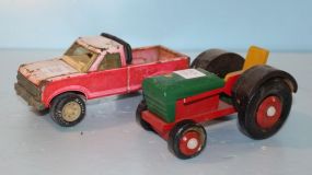 Wood Tractor, Nylint Pick Up Truck