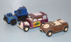 Three Vintage Plastic Trucks