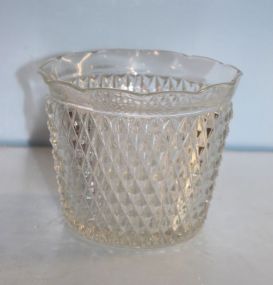 Pressed Glass Pot Holder