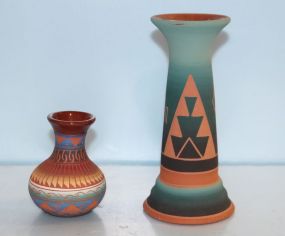 Two Indian Potter Vases