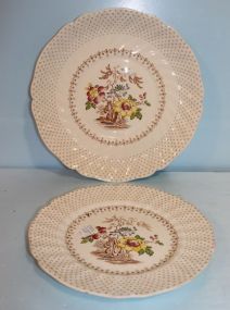 Two Royal Doulton China Round Platters