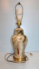 Porcelain Faux Marble Lamp