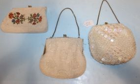 Three Vintage Beaded Purses