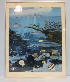 Framed Print of Fish by Akers, 1990