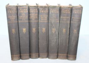 Group of Seven Mark Twain C. 1900 Novels