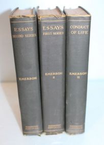 Three Books from 1900's by Emerson