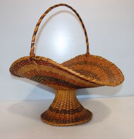 Large Choctaw Multicolor Basket