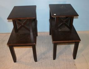 Pair of Step Up End Tables