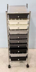 Slide Out Drawer Storage Cart