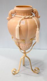 Terra Cotta Urn with Stand