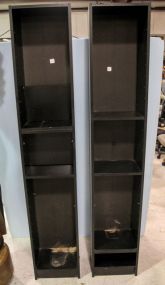 Two Black Shelves