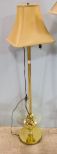 Short Brass Floor Lamp