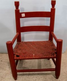 Red Childs Chair