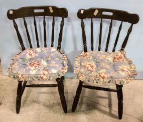 Two Spindle Back Chairs