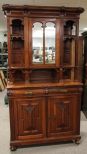 Chestnut Two Piece Hutch