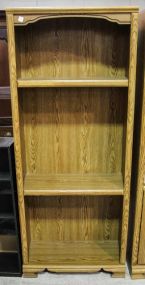 Oak Open Front Bookcase