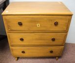 Short Three Drawer Chest