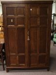 Oak Double Door Armoire