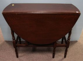 Oak Tall Leg Gateleg Table