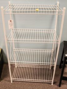 Metal White Rack