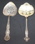 Two Sterling Tomato Servers