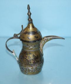 Saudi Arabian Brass Tea Pot