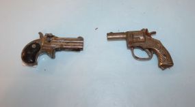Two Vintage Cap Guns Derringers
