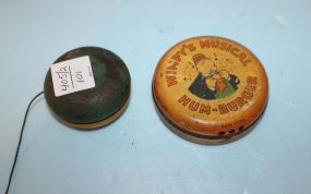 Vintage Yo-Yo, Non Working Wimpy's Musical Burger