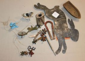 Miscellaneous Toy Lot of Jacks, Boat