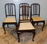 Set of Four Queen Anne Chairs