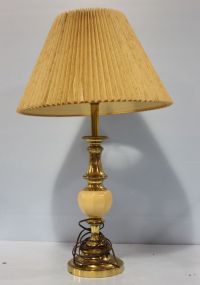 Brass with Shade Lamp