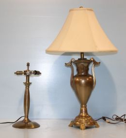 Two Brass Decorative Lamps