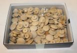 Box Lot of Wooden Knobs