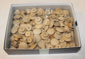 Box Lot of Wooden Knobs
