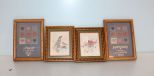 Four Small Picture Frames