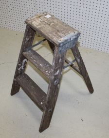 Wood Two Step Ladder