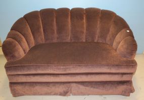 Charles Stuart, N.C. Channel Back Cushion Settee