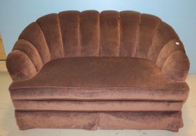 Charles Stuart, N.C. Channel Back Cushion Settee