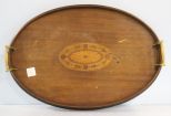 Inlay Oval Tray