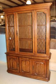 Contemporary Glass Door China Cabinet