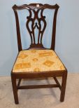 Straight Leg Chippendale Side Chair