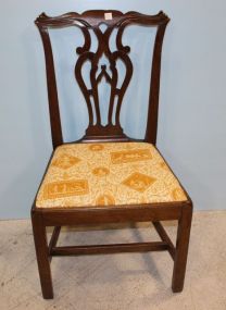 Straight Leg Chippendale Side Chair