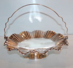 Sheffield Silverplate Handled Basket