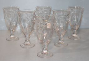 Set of Six Water Glasses